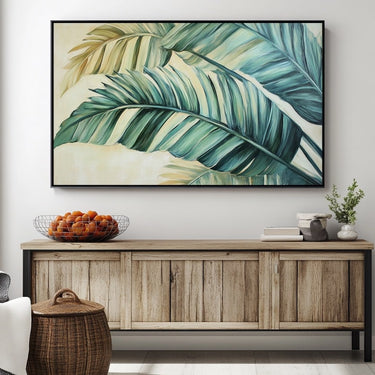 Leaf Canvas Painting